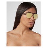 Philipp Plein - Calypso Basic Collection - Gold Mirrored - Sunglasses - Philipp Plein Eyewear