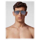Philipp Plein - Calypso Basic Collection - Nero Nickel Specchiato - Occhiali da Sole - Philipp Plein Eyewear