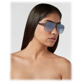 Philipp Plein - Calypso Basic Collection - Black Nickel Mirror - Sunglasses - Philipp Plein Eyewear