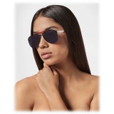 Philipp Plein - Calypso Basic Collection - Black Palladium Smoke - Sunglasses - Philipp Plein Eyewear