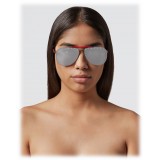 Philipp Plein - Calypso Studded Collection - Palladium Mirrored Silver - Sunglasses - Philipp Plein Eyewear