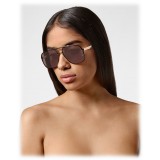 Philipp Plein - Freedom Basic Collection - Gold Brown - Sunglasses - Philipp Plein Eyewear