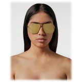 Philipp Plein - Freedom Studded Collection - Oro Specchio - Occhiali da Sole - Philipp Plein Eyewear