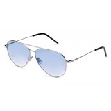 Italia Independent - I-I Mod Forrest 0310 Superthin - Silver Blue - 0310.075.GLS - Sunglasses - Italy Independent Eyewear