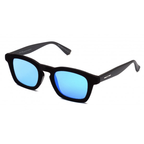 Italia Independent - I-I Mod Tom 0928 Velvet - Black Blue - 0928V.009.000 - Sunglasses - Italy Independent Eyewear