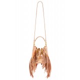 Aleksandra Badura - Lucky Bucket Bag Mini - Fringe Bucket Bag - Holographic - Luxury High Quality Leather Bag