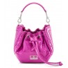 Aleksandra Badura - Lucky Bucket Bag Mini - Bucket Bag in Python - Orchid - Luxury High Quality Leather Bag