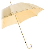 Pasotti Ombrelli 1956 - 177 Plat-300 P5 - Woman Ivory Umbrella Decorated - Luxury Artisan High Quality Umbrella