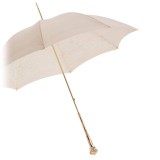 Pasotti Ombrelli 1956 - 386OR Serge-65 E11 - Elegant Ecru Parasol - Luxury Artisan High Quality Umbrella