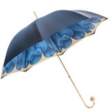 Pasotti Ombrelli 1956 - 189 21065-13 P17 - Blue Petal Luxury Umbrella - Luxury Artisan High Quality Umbrella