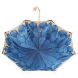 Pasotti Ombrelli 1956 - 189 21065-13 P17 - Ombrello Lusso Petalo Blu - Ombrello Artigianale di Alta Qualità Luxury