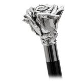 Pasotti Ombrelli 1956 - BA W43 - Silver Rose Stick - Luxury Artisan High Quality Stick