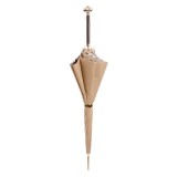 Pasotti Ombrelli 1956 - 189 55874-164 U14 - Classic Tone Umbrella with Polka Dots - Luxury Artisan High Quality Umbrella