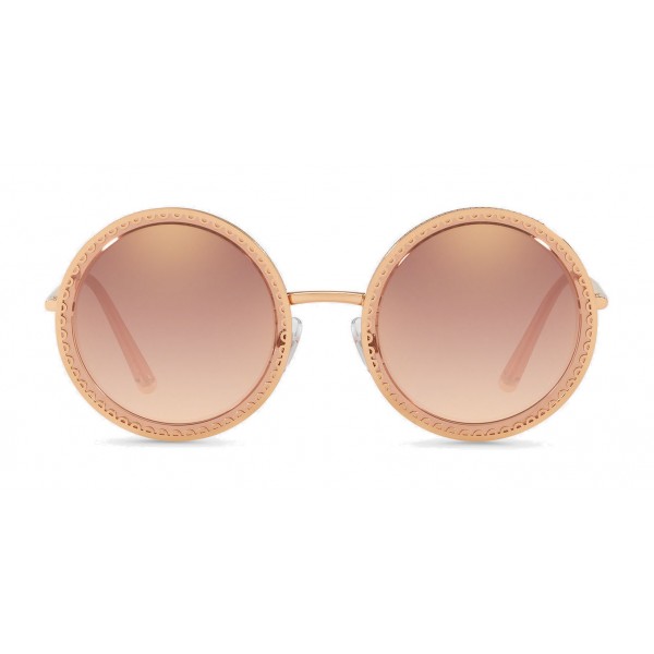 dolce and gabbana rose gold sunglasses