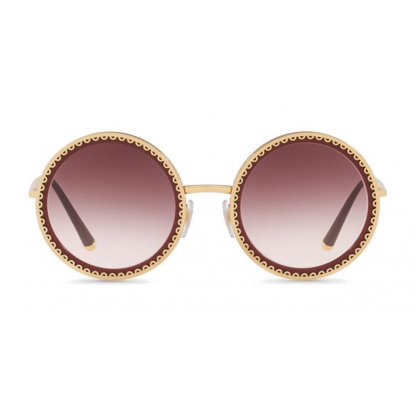 dolce and gabbana circle sunglasses