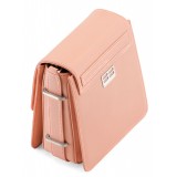 Aleksandra Badura - Candy Bag - Calfskin Shoulder Bag - Peach - Luxury High Quality Leather Bag