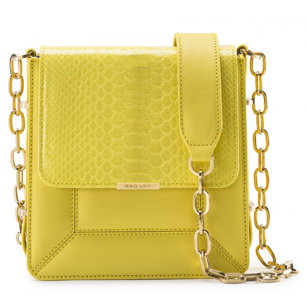 yellow luxury bag