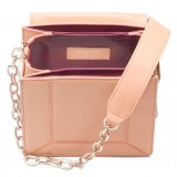 Aleksandra Badura - Candy Bag - Calfskin Shoulder Bag - Peach - Luxury High Quality Leather Bag