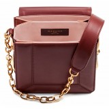 Aleksandra Badura - Candy Bag - Calfskin Shoulder Bag - Marsala - Luxury High Quality Leather Bag