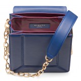 Aleksandra Badura - Candy Bag - Calfskin Shoulder Bag - Blue China - Luxury High Quality Leather Bag