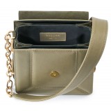 Aleksandra Badura - Candy Bag - Python & Calfskin Shoulder Bag - Olive - Luxury High Quality Leather Bag