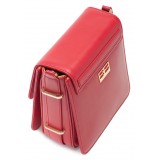 Aleksandra Badura - Candy Bag - Borsa a Tracolla in Vitello - Rosso - Borsa in Pelle di Alta Qualità Luxury