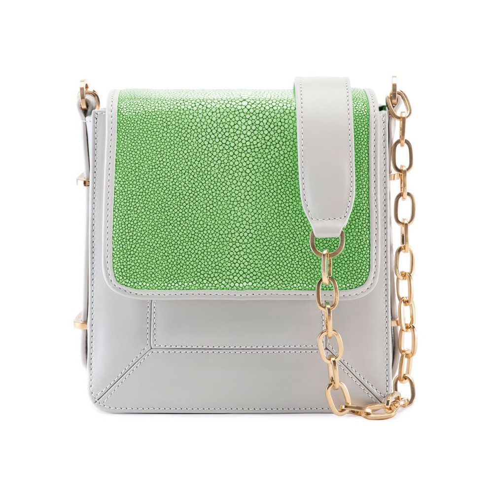 Aleksandra Badura - Candy Bag - Stingray & Calfskin Shoulder Bag ...