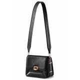 Aleksandra Badura - Candy Bag Large - Python Shoulder Bag - Black - Luxury High Quality Leather Bag