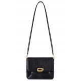 Aleksandra Badura - Candy Bag Large - Python Shoulder Bag - Black - Luxury High Quality Leather Bag