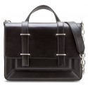 Aleksandra Badura - Candy Bag Postina - Calfskin Shoulder Bag - Onyx - Luxury High Quality Leather Bag
