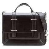 Aleksandra Badura - Candy Bag Postina - Calfskin Shoulder Bag - Onyx - Luxury High Quality Leather Bag