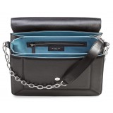 Aleksandra Badura - Candy Bag Postina - Calfskin Shoulder Bag - Onyx - Luxury High Quality Leather Bag