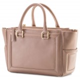 Aleksandra Badura - Ladylike Bag - Calfskin Top-Handle Tote Bag - Blush - Luxury High Quality Leather Bag