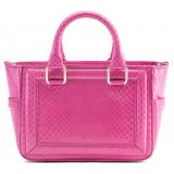 Aleksandra Badura - Ladylike Mini Bag - Python Top-Handle Tote Bag - Pink - Luxury High Quality Leather Bag