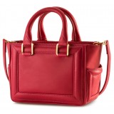 Aleksandra Badura - Ladylike Mini Bag - Calfskin Top-Handle Tote Bag - Fuchsia - Luxury High Quality Leather Bag