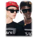 Versace - Occhiale da Sole Medusa Ares Stud - Bianco - Occhiali da Sole - Versace Eyewear