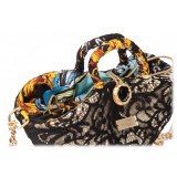 SicuLAB - Coffa Priziusa - Sicilian Artisan Handbag - Coffa Siciliana - Luxury High Quality Handicraft Bag