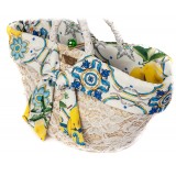SicuLAB - Coffa Priziusa - Sicilian Artisan Handbag - Sicilian Coffa - Luxury High Quality Handicraft Bag