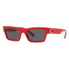 Versace - Occhiale da Sole Cat Eye Medusa Ares Stud - Rosso Onul - Occhiali da Sole - Versace Eyewear