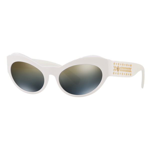 Versace - Sunglasses Cat Eye Medusa Leaves - White Onul - Sunglasses - Versace Eyewear