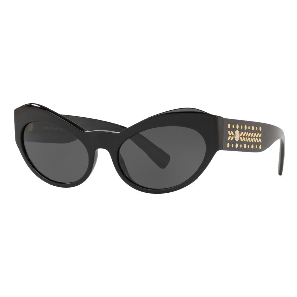 Versace - Sunglasses Cat Eye Medusa Leaves - Black Onul - Sunglasses - Versace Eyewear
