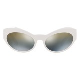 Versace - Sunglasses Cat Eye Medusa Leaves - White Onul - Sunglasses - Versace Eyewear