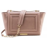 Aleksandra Badura - Luisa Bag - Calfskin Shoulder Bag - Blush - Luxury High Quality Leather Bag