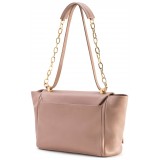 Aleksandra Badura - Luisa Bag - Calfskin Shoulder Bag - Blush - Luxury High Quality Leather Bag