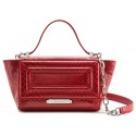 Aleksandra Badura - Luisa Mini Bag - Borsa a Tracolla in Capra e Pitone - Rosso - Borsa in Pelle di Alta Qualità Luxury