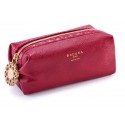 Aleksandra Badura - Small Leather Goods - Multipurpose Pouch in Pitone e Capra - Rosso - Pelle di Alta Qualità Luxury