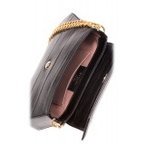 Aleksandra Badura - Etoile Bag - Eel Shoulder Bag - Carbon Black - Luxury High Quality Leather Bag