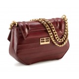 Aleksandra Badura - Etoile Mini Bag - Eel Shoulder Bag - Marsala - Luxury High Quality Leather Bag