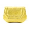 Aleksandra Badura - Etoile Mini Bag - Borsa a Tracolla in Pitone - Limone - Borsa in Pelle di Alta Qualità Luxury