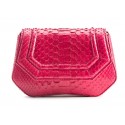 Aleksandra Badura - Etoile Mini Bag - Python Shoulder Bag - Fuchsia - Luxury High Quality Leather Bag